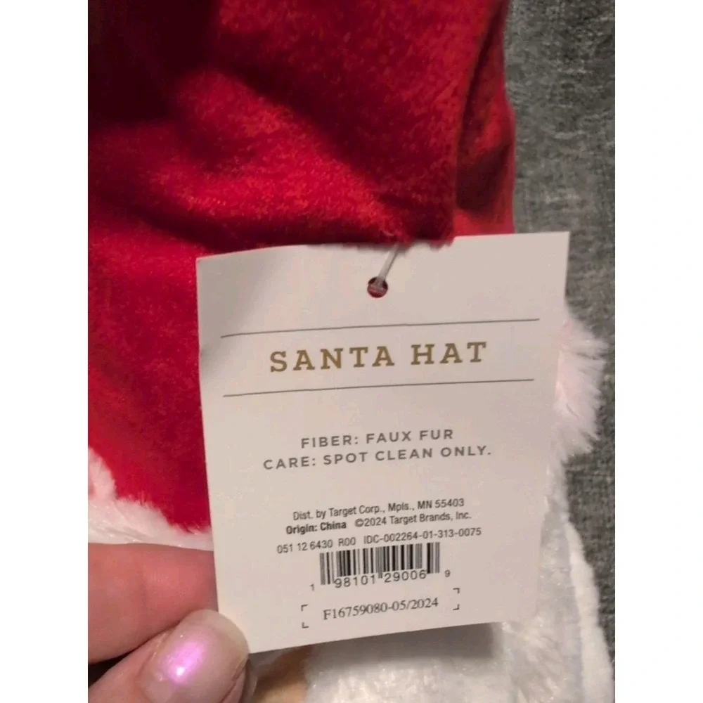 Wondershop Holiday Santa Hat NWT Festive Party Christmas Work Costume